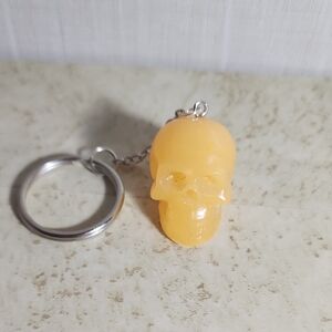 Skull Keychain ( yellow )